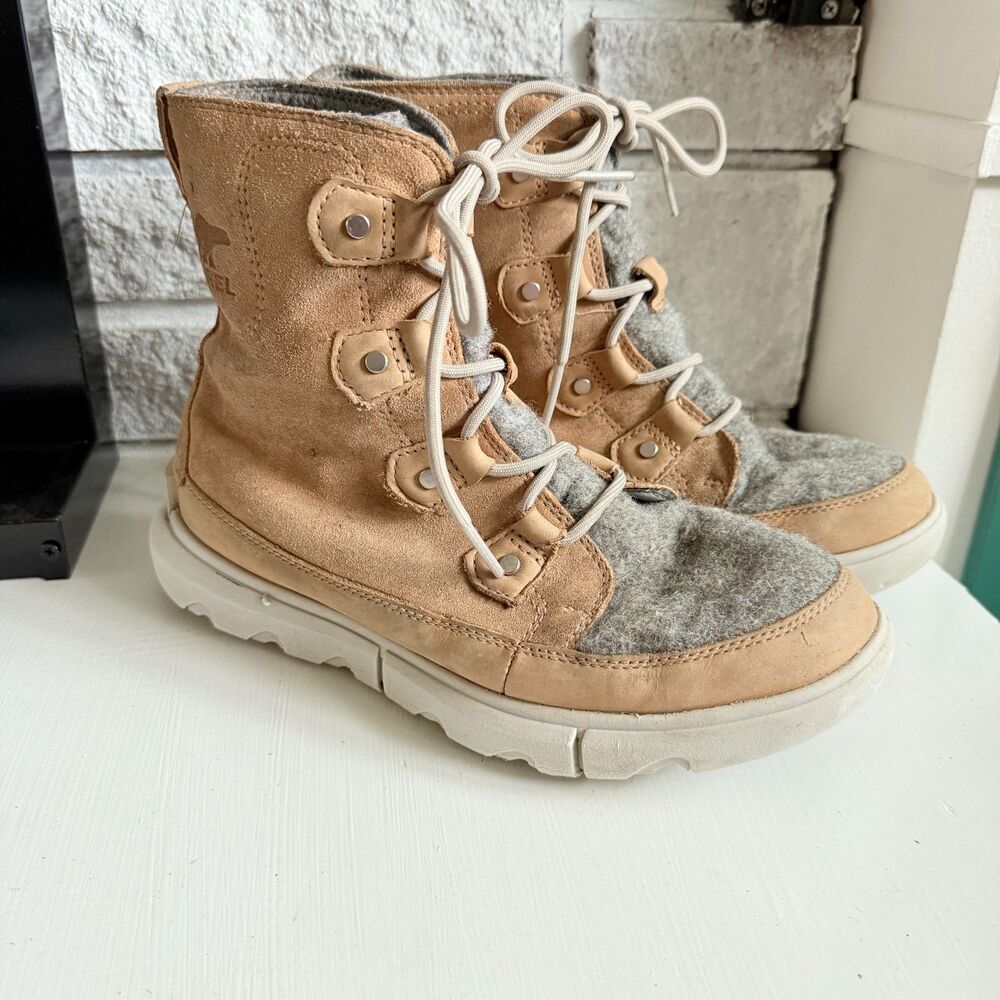 Sorel Women's Explorer II Joan Felt WP Winter Boot NL4460-253 Women's Size 8 - Picture 2 of 9